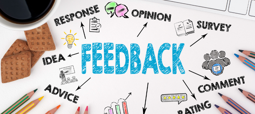 Deckblatt Feedback.